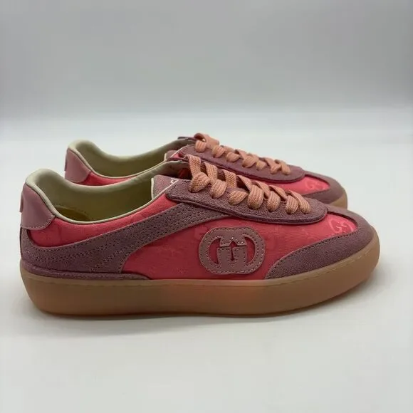 Gucci Women's Vibrant Pink Sneakers - Picture 4 of 7